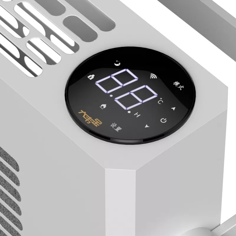 1800w အဖြူဂရပ်ဖစ်ဒေါင်လိုက်အပူပေးစက်